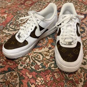 LV Repurposed Nike AF1s
